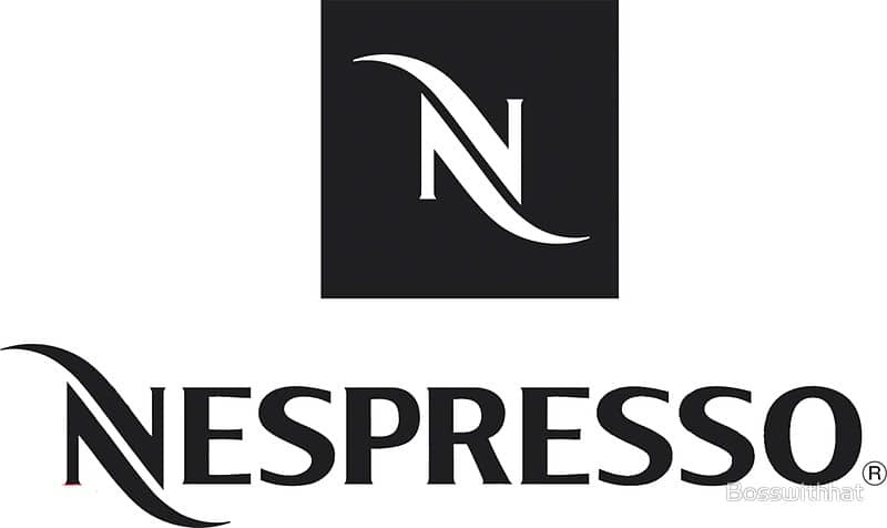 Nespresso brand logo with stylized N design.