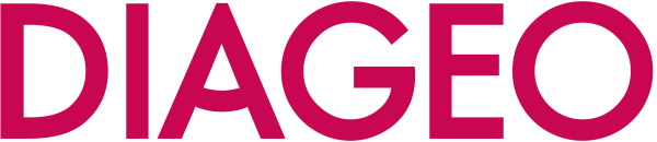 Magenta Diageo logo for premium alcohol brands.